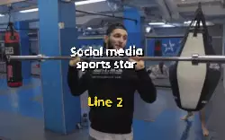 Social media sports star meme