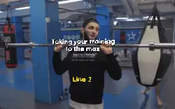 Taking your training to the max meme