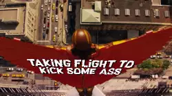 Taking flight to kick some ass meme