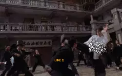 I'm not a fighter I'm a kung fu master. meme