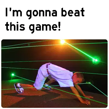 I'm gonna beat this game! meme