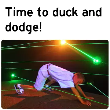 Time to duck and dodge! meme
