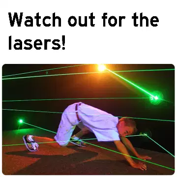 Watch out for the lasers! meme