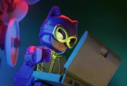 Lego Catwoman Smashes Computer 