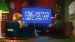 What happens when you pair Lego and TV? meme