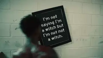 I'm not saying I'm a witch but I'm not not a witch. meme