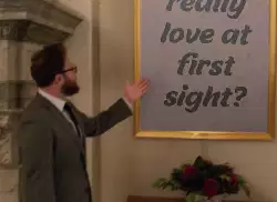 Is it really love at first sight? meme