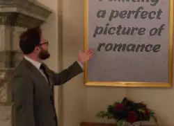 Painting a perfect picture of romance meme