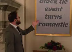 When a black tie event turns romantic meme