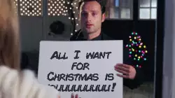 All I want for Christmas is youuuuuuuuu! meme