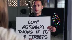 Love Actually: Taking it to the streets meme
