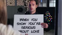 When you show you're serious about love meme