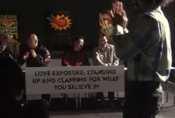 Love Exposure: Standing up and clapping for what you believe in meme