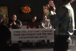 When you just can't contain your excitement for the new Love Exposure movie meme