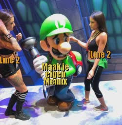 Luigi Gets Scared By Hot Models 