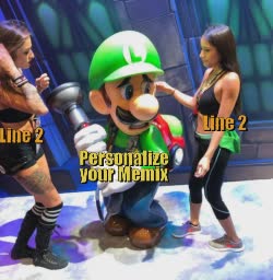Luigi Gets Scared By Hot Models 