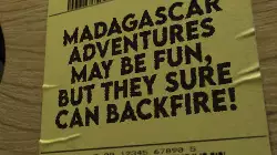 Madagascar adventures may be fun, but they sure can backfire! meme