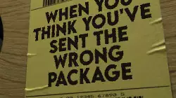 When you think you've sent the wrong package meme