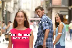 When the anger takes over meme