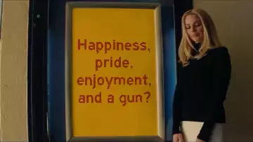 Happiness, pride, enjoyment, and a gun? meme