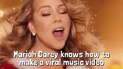 Mariah Carey knows how to make a viral music video meme