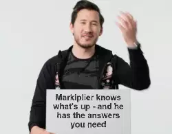 Markiplier knows what's up - and he has the answers you need meme