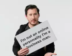 I'm not an online personality I'm a business man. meme