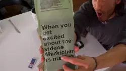 When you get excited about the videos Markiplier is making meme