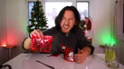 When you see what's under the Christmas tree and it's a packet of MREs meme