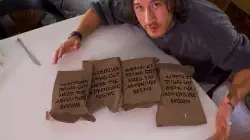 Markiplier Trying Out MREs: The Adventure Begins meme