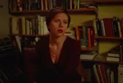 Scarlett Johansson in a sexy blouse and gold necklace? Not what I expected! meme