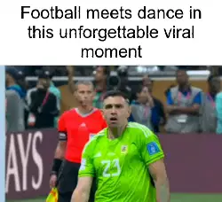Football meets dance in this unforgettable viral moment meme