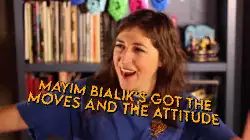Mayim Bialik's got the moves and the attitude meme