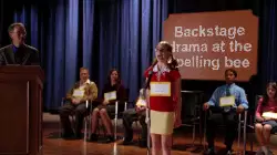 Backstage drama at the spelling bee meme