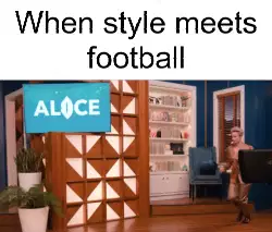 When style meets football meme