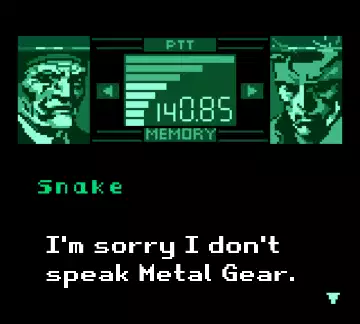 I'm sorry I don't speak Metal Gear. meme