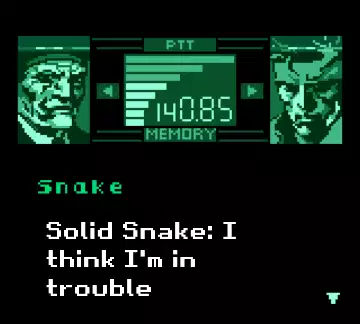 Solid Snake: I think I'm in trouble meme