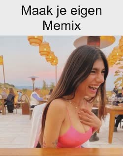 Mia Khalifa Laughs At Someone 