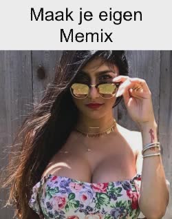 Mia Khalifa Tilts Glasses And Looks Forward 