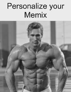 Mike O'Hearn Smiles And Flexes Muscles