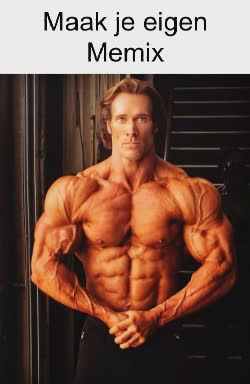 Mike O'Hearn Flexes His Muscles Hard  