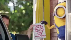 When even the Minions fall victim to fast food advertising meme