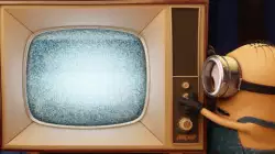 A Minion Finds Right TV Channel 