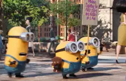 Minions: Fighting for their rights one placard at a time meme