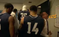 Basketball Coach Screams In Lockeroom 