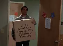 Just another day in the Modern Family meme