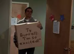 Ty Burrell: "I'm so excited!" meme