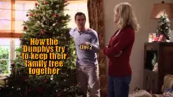 How the Dunphys try to keep their family tree together meme