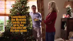 Sometimes the Modern Family tree gets too complex for its own good meme