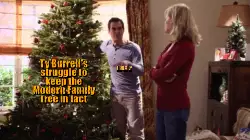 Ty Burrell's struggle to keep the Modern Family tree in tact meme
